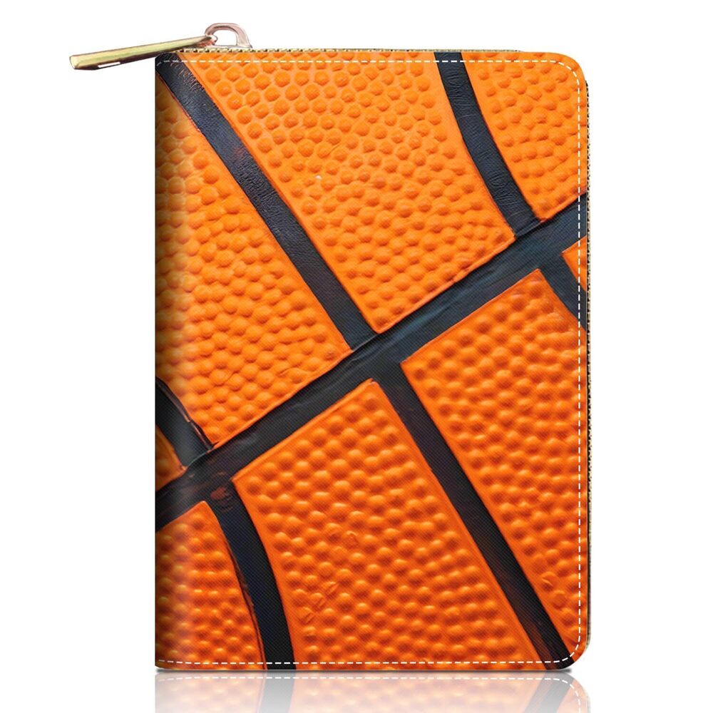 6468 Credit Card Holder Wallets , Basketball Surface Design RFID Blocking